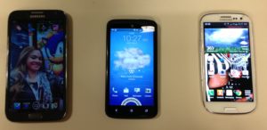 HTC One X + - Comparison (Samsung Galaxy Note II, HTC One X+, Samsung Galaxy S III)