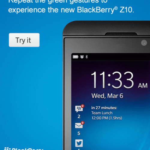 BlackBerry 10 OS Glimpse On iOS and Android - Start