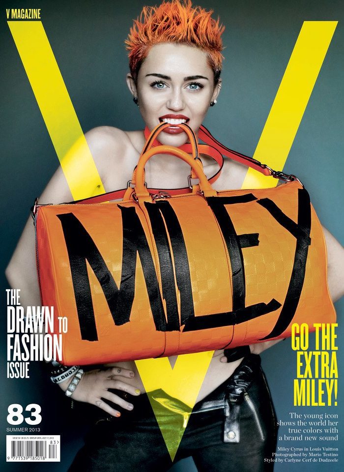 Cover Girl: Miley Cyrus Covers V Magazine