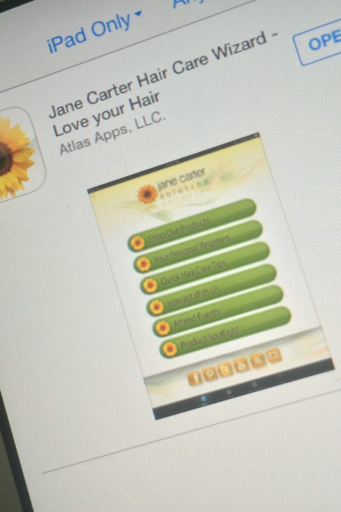 Hair Care Goes Digital With The New Jane Carter Mobile App