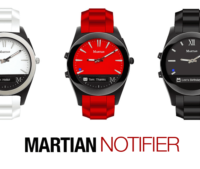 Never Sacrifice Style Or Function With Martian Notifier Smart Watch