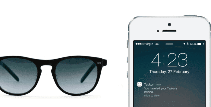 Never Lose Your Sunglasses Again With The Tzukuri iPhone App