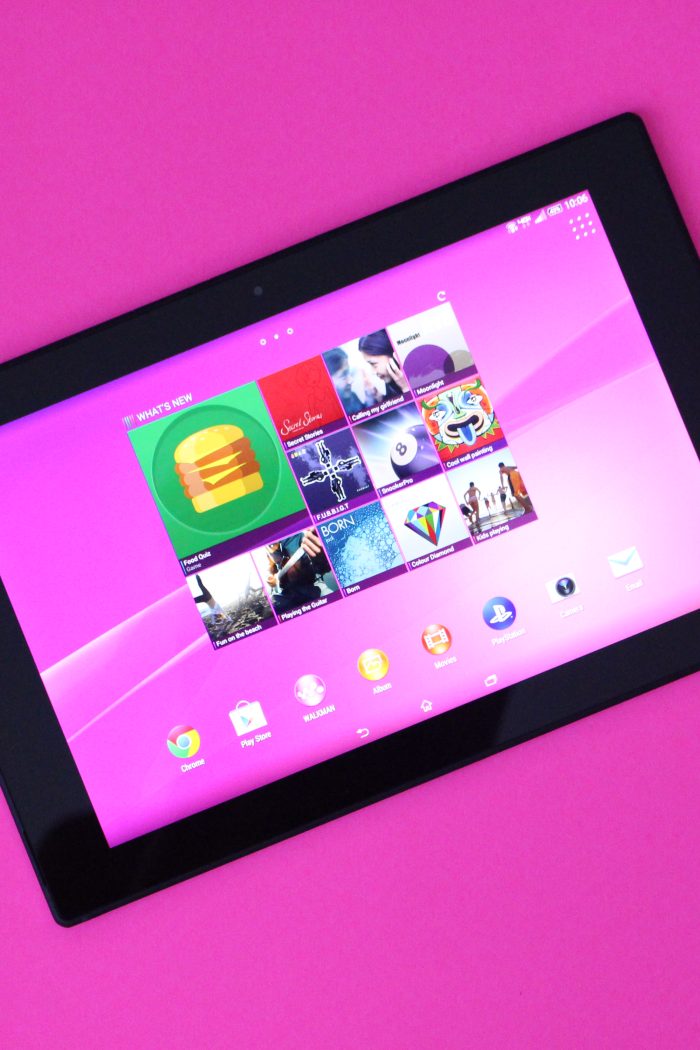 The Sony Xperia Z2  Tablet Is The Lightest Waterproof Tablet You’ll Ever Meet