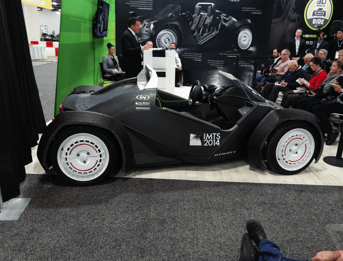 Watch This 3D Printed Car Created Live At The Detroit Auto Show #NAIAS2015