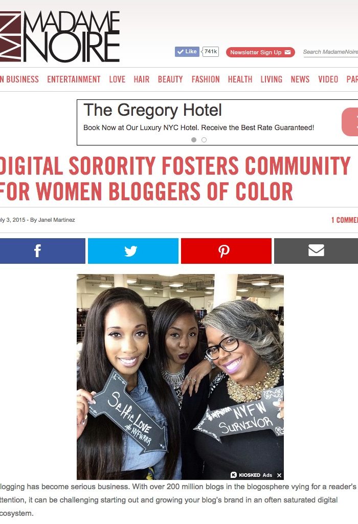 Digital Sorority:  Sharing Our Stories & Shaping New Opportunities