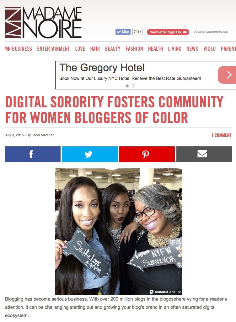 Digital Sorority In The News