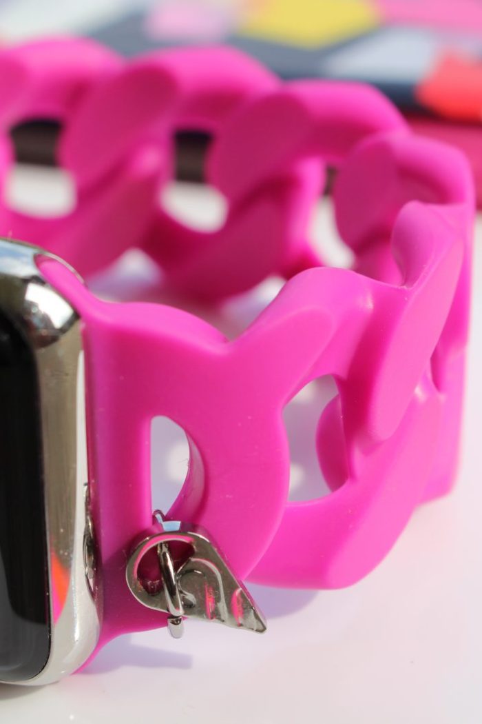 Make Your Tech Stand Out In This Hot Pink Bangle Apple Watch Band By Case-Mate