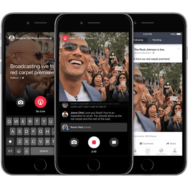 Facebook Wants You Face-To-Face With Your Favorite Celebs #FacebookLive