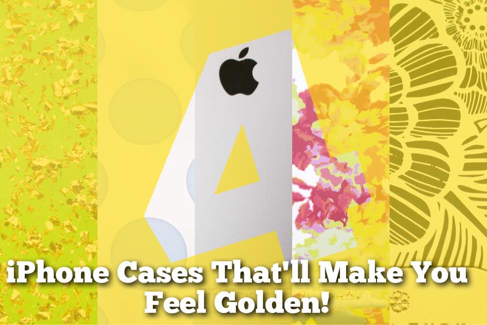 Gold iPhone Cases