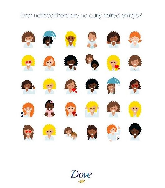 Dove Celebrates Curly Girls Everywhere With The Most Adorable Emojis Ever (+ Find Out How To Download For Free!)