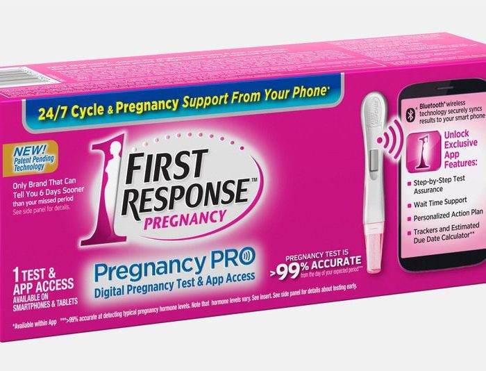 Wondering If You’re Pregnant?  There’s A Bluetooth Pregnancy Test For That! #CES2016