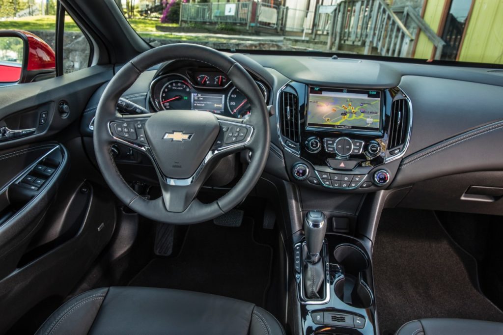 2016 Chevy Cruze interior