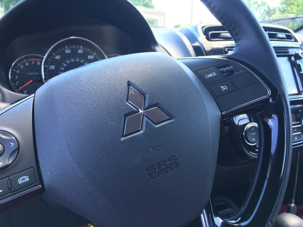 2017 Mitsubishi Mirage steering wheel