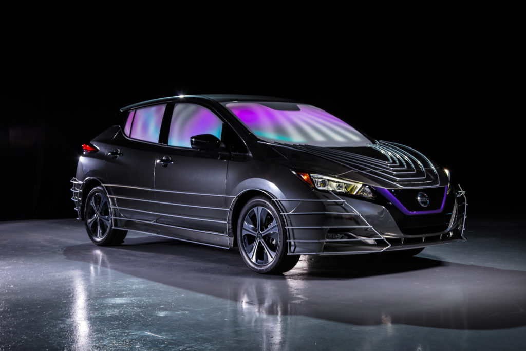 Customized Nissan LEAF show vehicles inspired by Disney’s ‘A