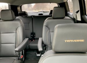 2021 Chevrolet Traverse RS Edition interior